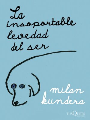 cover image of La insoportable levedad del ser